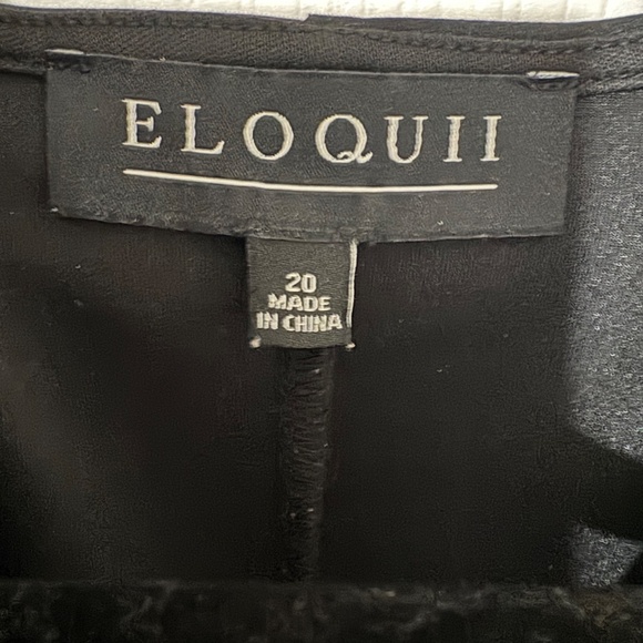 Eloquii Black Midi Dress - Picture 2 of 2